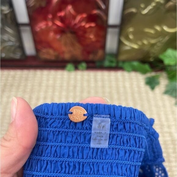 New Free People Intimately FP Lace Bralette in Blue Size S - Picture 6 of 7